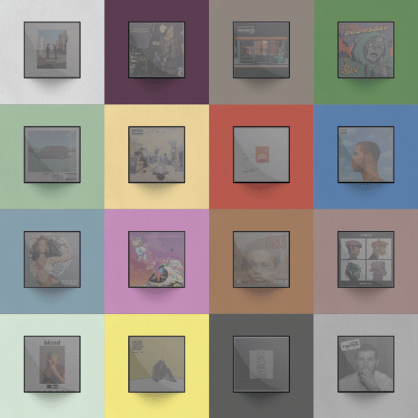 Image of 12" x 12" prints