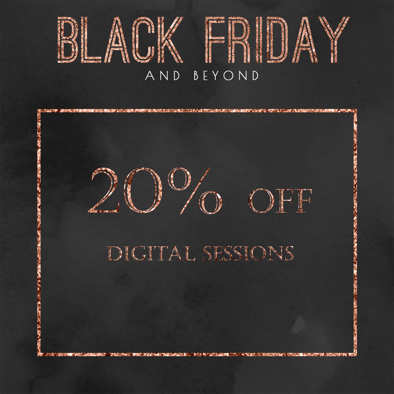 Image of 20% off - Digital Session