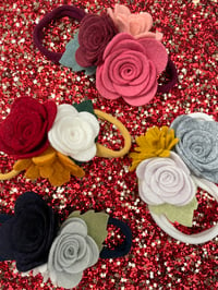 Image 2 of Floral headbands or bun wraps