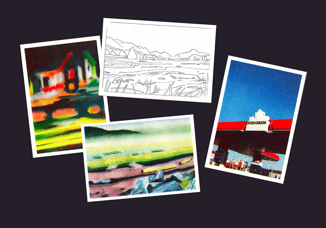 Image of Panorama postcard x4