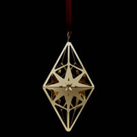 Image 3 of CHRISTMAS HARLEQUIN RHOMBE Gold or Silver