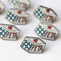 Image 1 of Love Feta - Enamel Pin