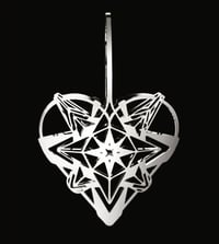 Image 3 of CHRISTMAS HEART - Gold or Silver