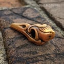 Fancy Bird Skull - Deep Gold