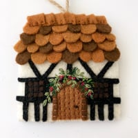 Image 5 of PDF Downloadable Pattern  - Little English Cottage ornaments 