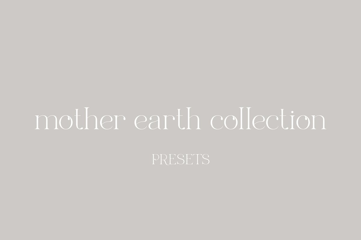 Image of mother earth collection | ACR & LR CC presets