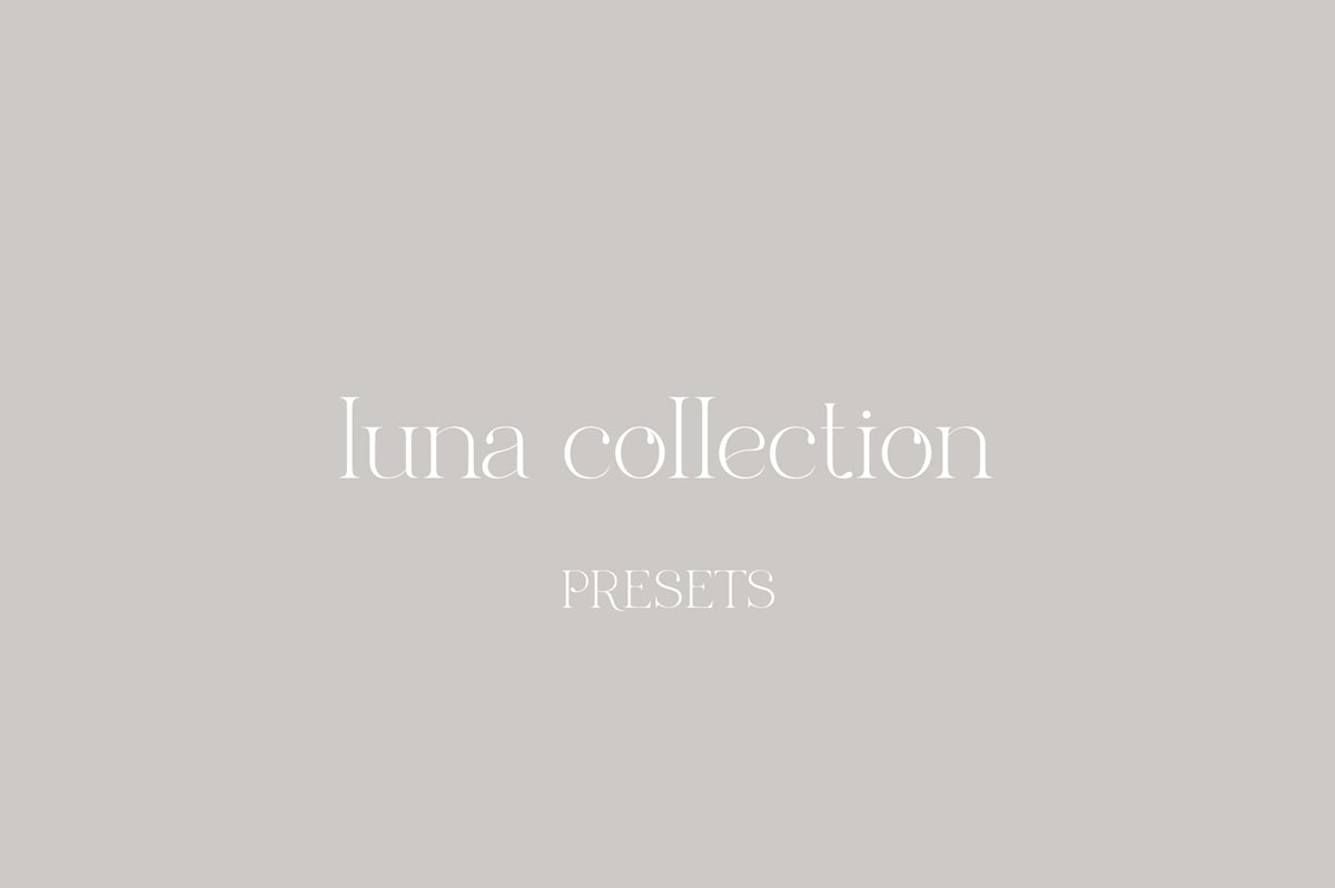 Image of luna collection presets