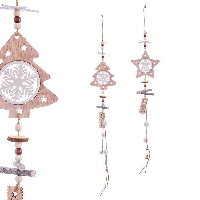 GUIRNALDA FIGURAS MADERA