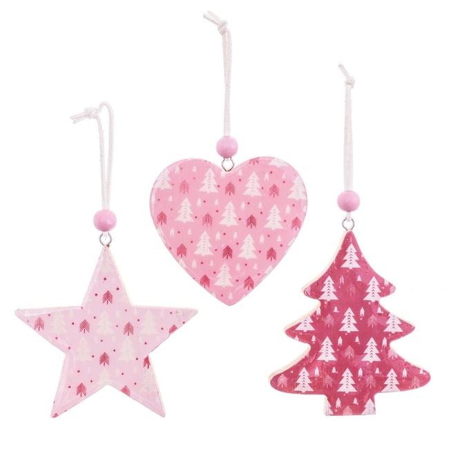 COLGANTES FIGURAS DE MADERA 