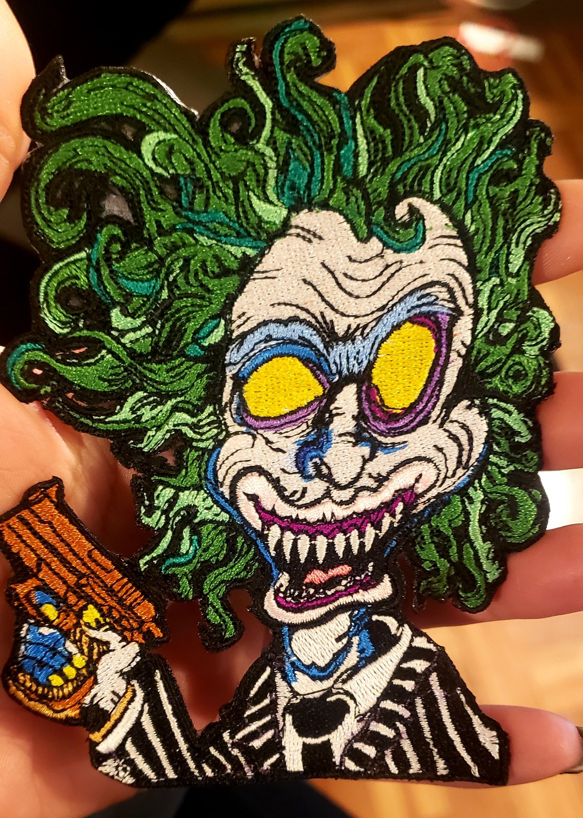 4 inch Beetlejuice patch