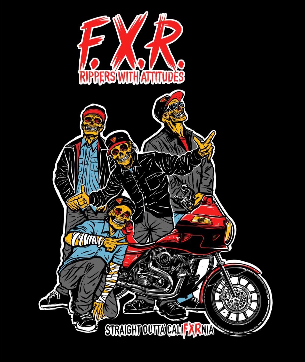 F.X.R. Rippers With Attitudes Tee
