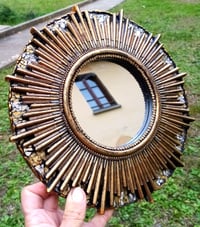 Image 2 of Specchiera artistica Raggi di luce/artistic mirror frame Rays of light 