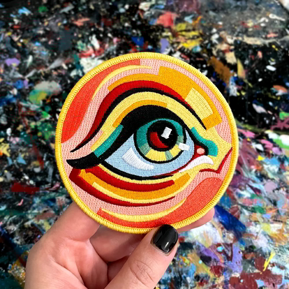 Round Iron-On Eye Patches