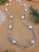 Image of Silver Freshwater Pearl Necklace with Sterling Links 4LQ
