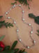 Image of Silver Freshwater Pearl Necklace with Sterling Links 4LQ