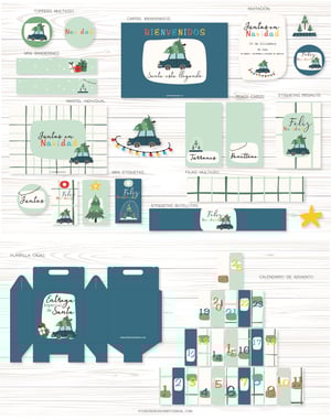 Kit Imprimible Navidad -Juntos 