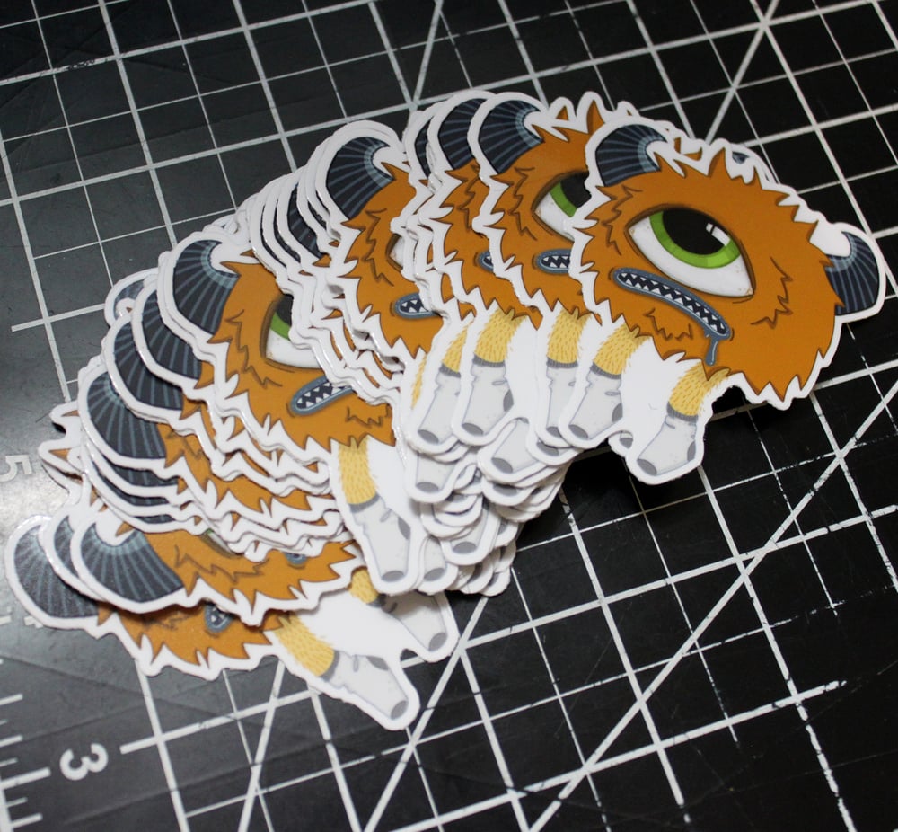 Monster Guy Stickers 