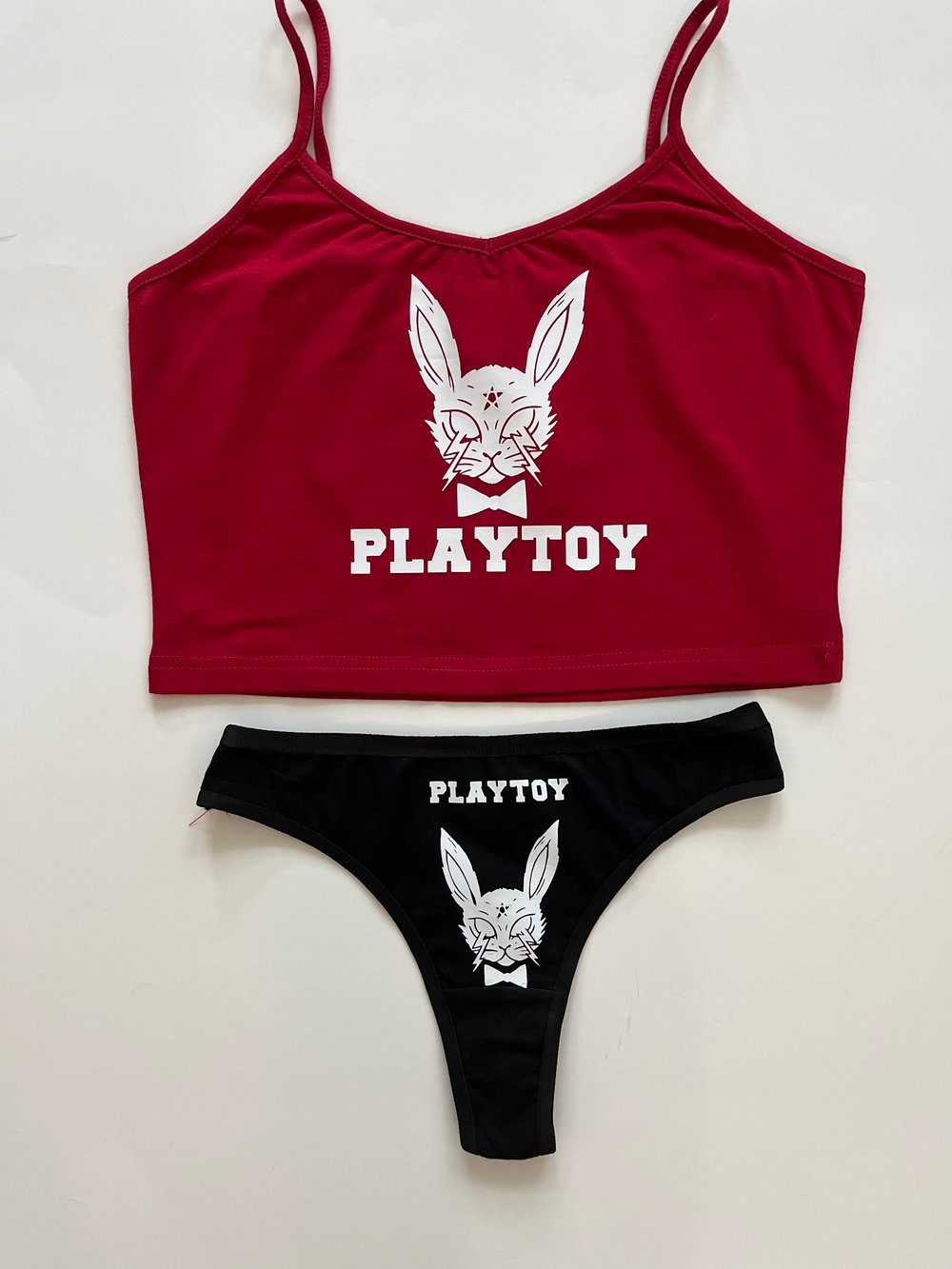 Playtoy bunny thong set