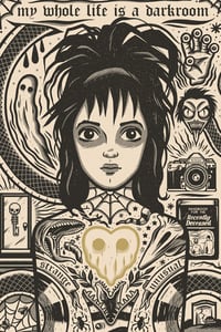 Lydia - Icon Print - Gold Heart Variant
