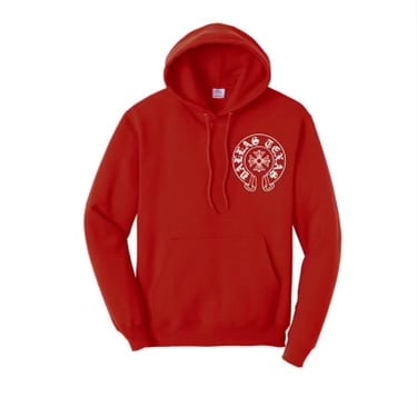 Image of DALLAS HEARTS HOODIE TODDLER TO ADULT SIZES (RED/WHT)