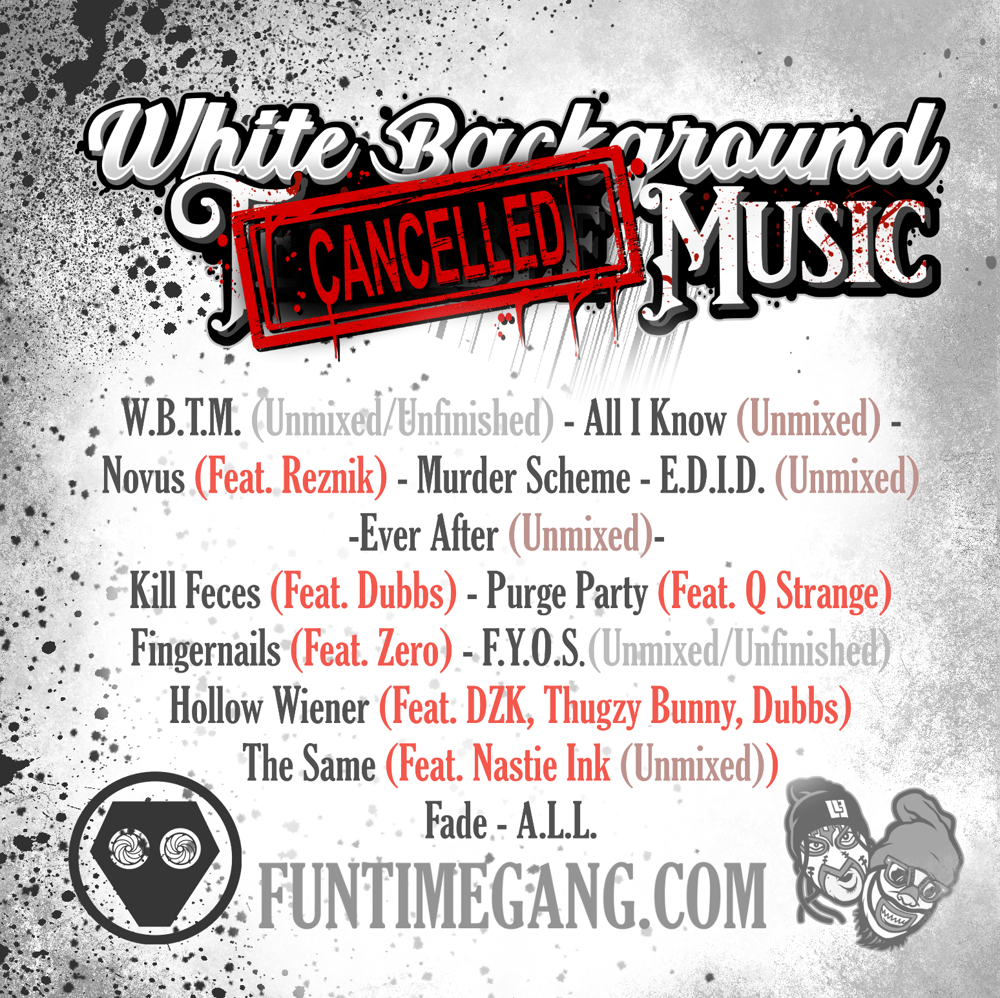 Image of White Background *CANCELLED* Music (Hard Copy)