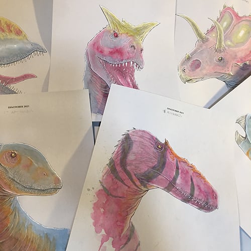 Image of DINOTOBER PAINTINGS