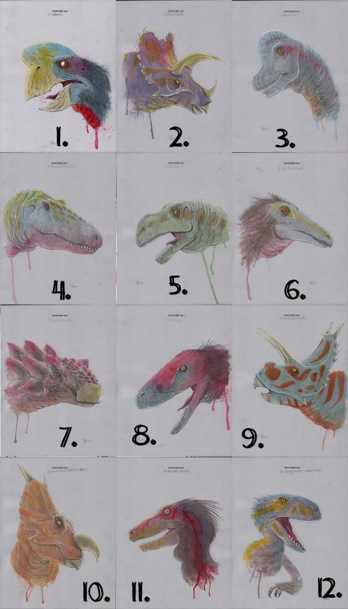 Image of DINOTOBER PAINTINGS