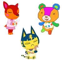 Image 1 of animal crossing stickers