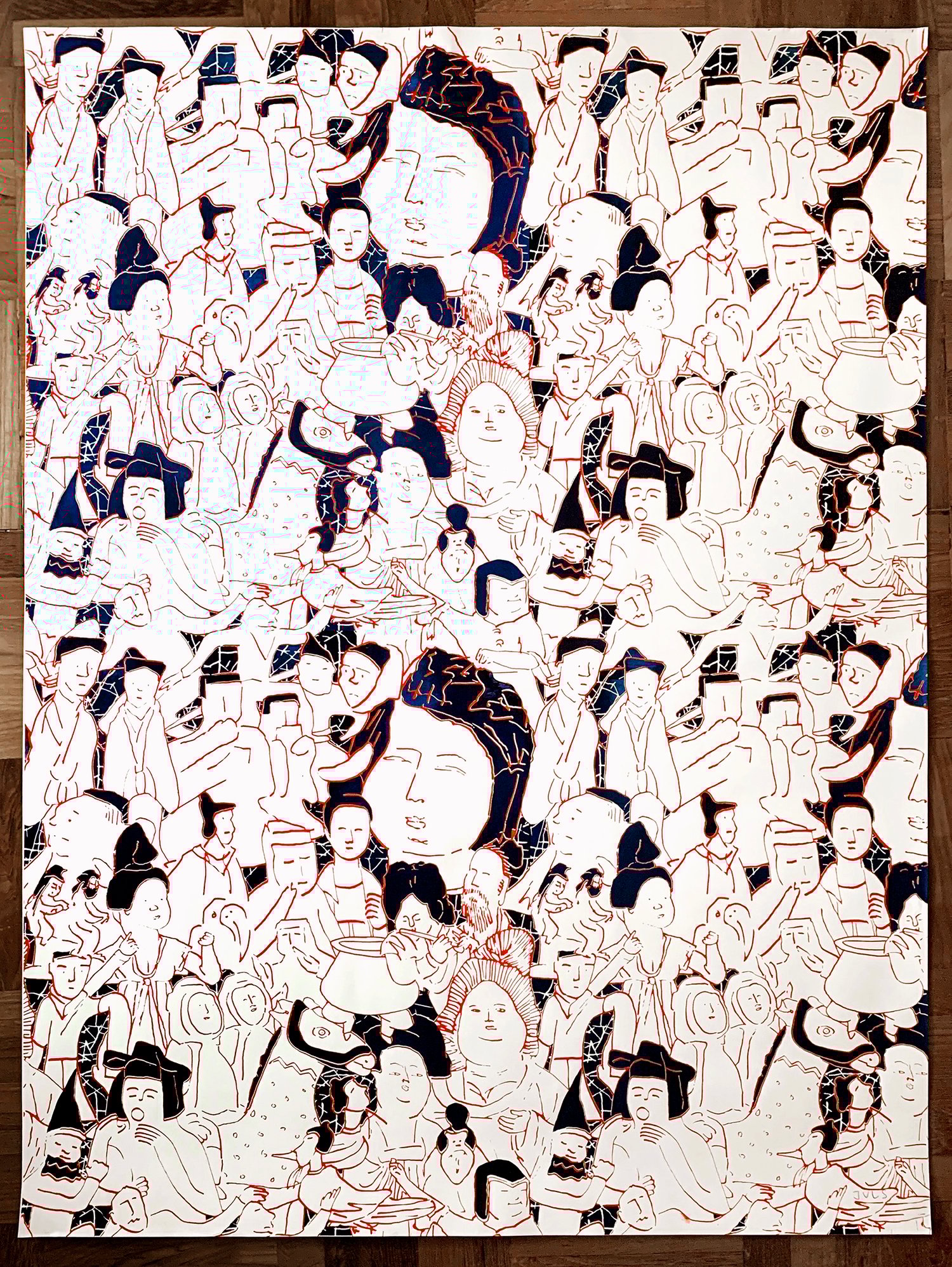 Image of drawing-artefacts-modular-pattern #2