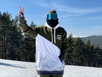 Image 3 of Tall hoodie DIAGONAL White  ·LIMITED EDITION·