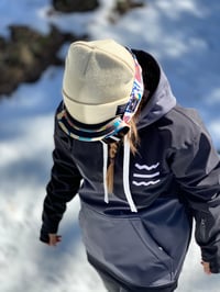 Image 3 of Tall hoodie DIAGONAL Black ·LIMITED EDITION·