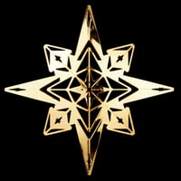 Image 4 of CHRISTMAS STAR 2 Layers - Gold or Silver