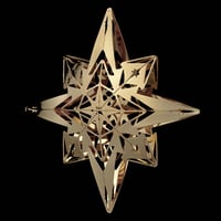 Image 1 of CHRISTMAS STAR 2 Layers - Gold or Silver