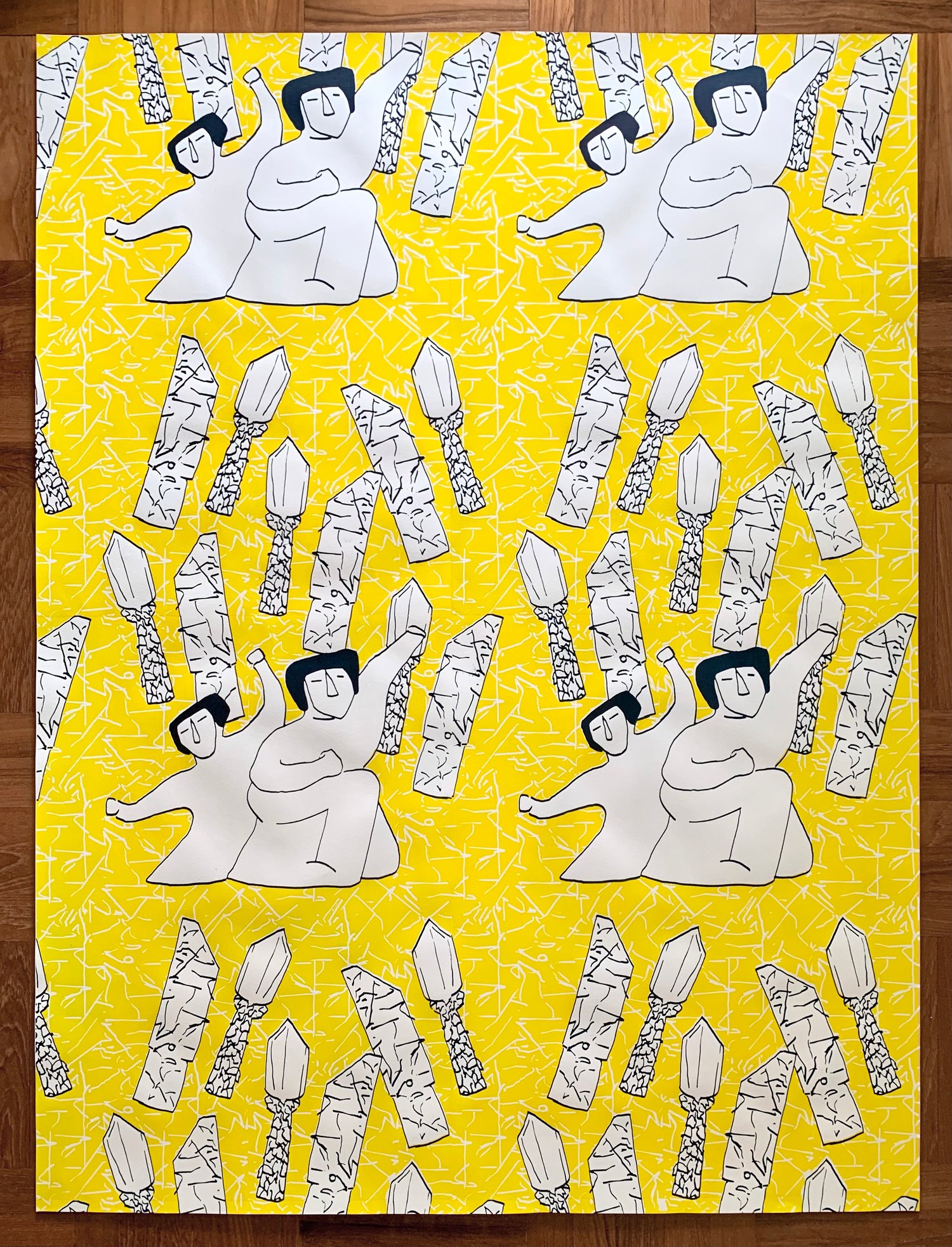 Image of drawing-artefacts-modular-pattern #3