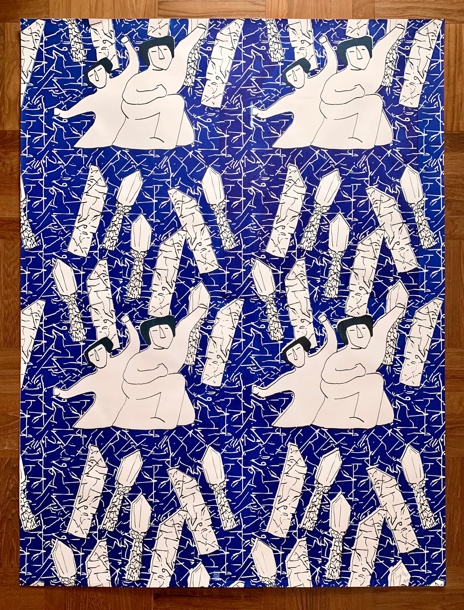 Image of drawing-artefacts-modular-pattern #3