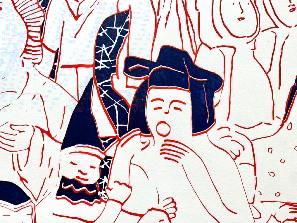 Image of drawing-artefacts-modular-pattern #2
