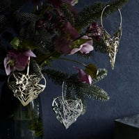 Image 2 of CHRISTMAS CANDY CONE - Gold or Silver