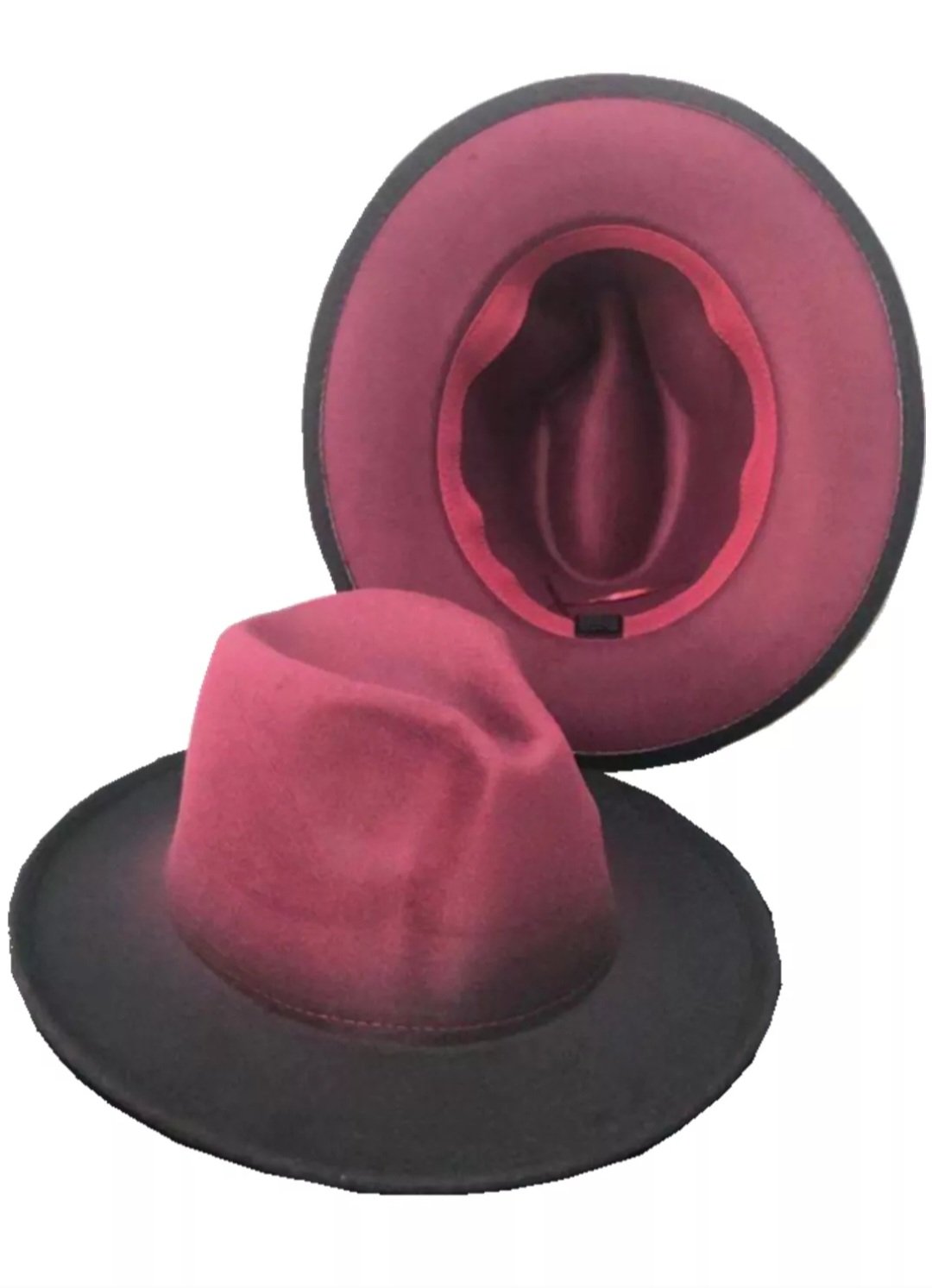 ombre fedora hat