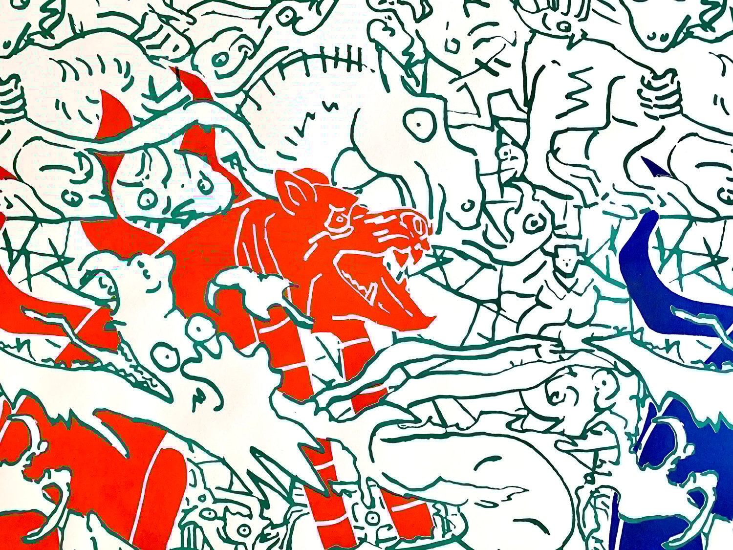 Image of drawing-artefacts-modular-pattern #1