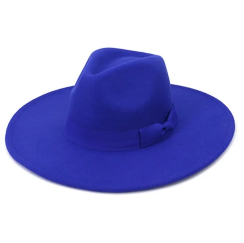 royal blue fedora