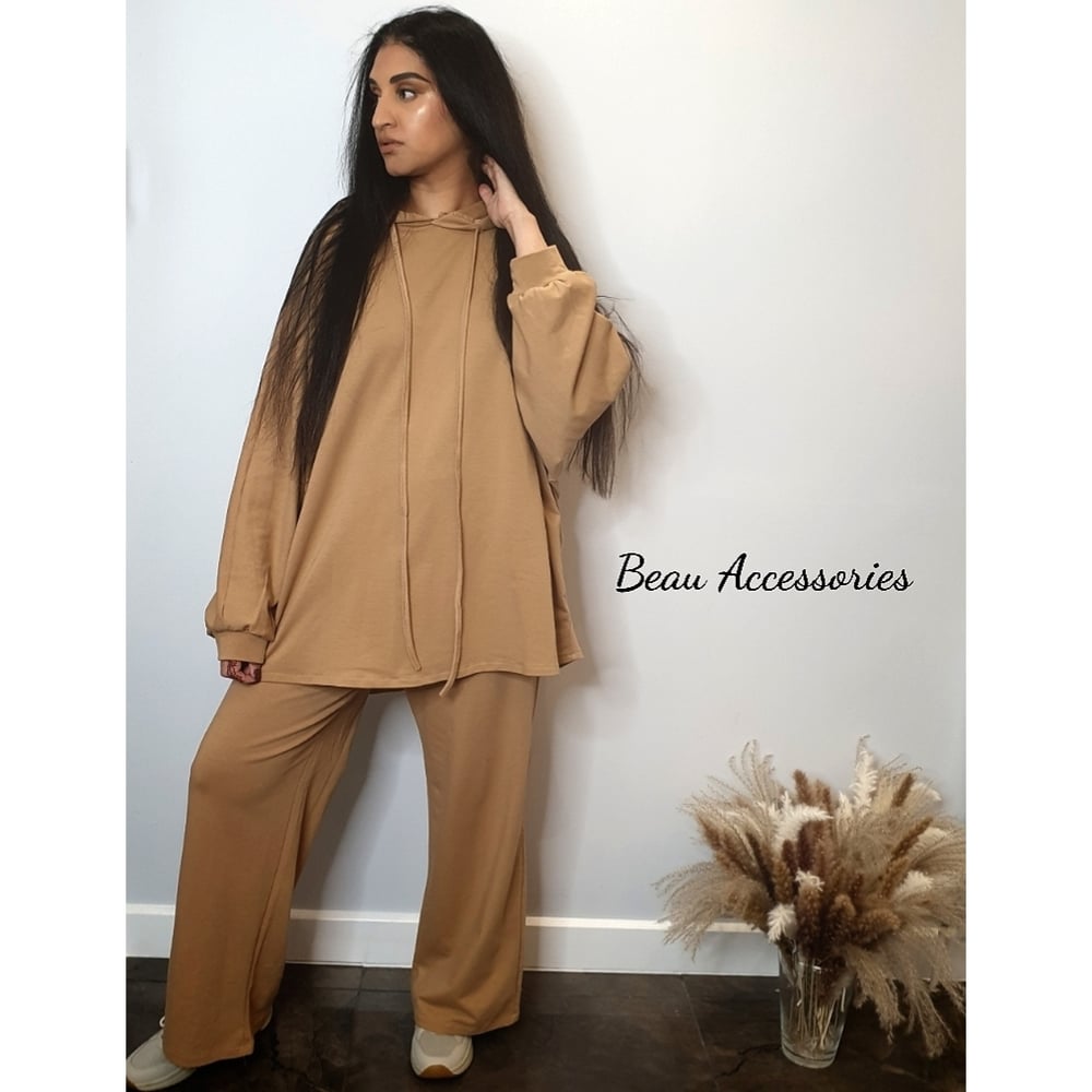Image of Hooded Modest Co ord Set