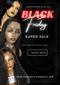 Black Friday Wig sale