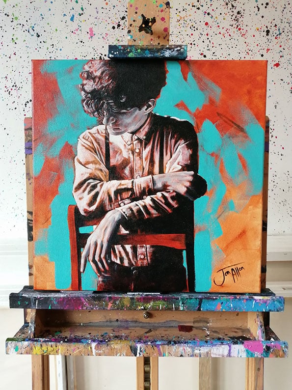 Original Painting<BR>'Braced'