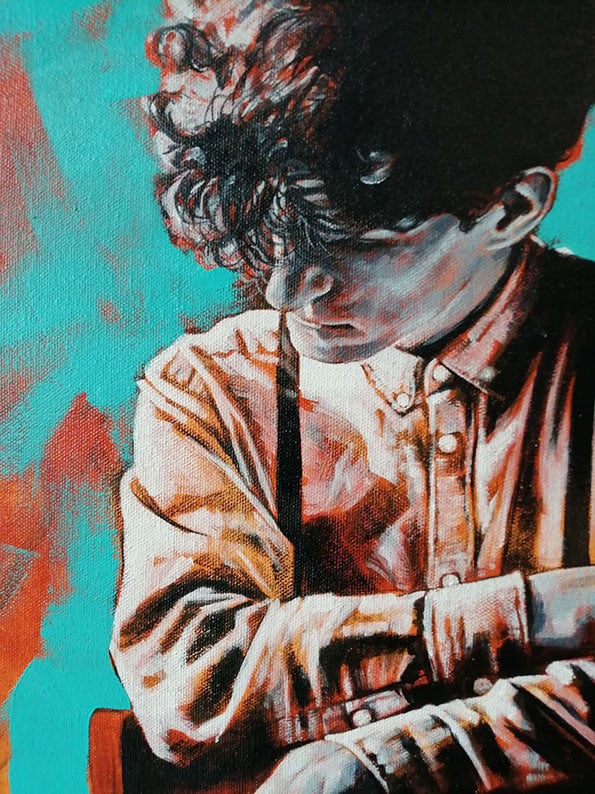 Original Painting<BR>'Braced'