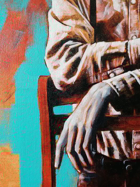 Original Painting<BR>'Braced'