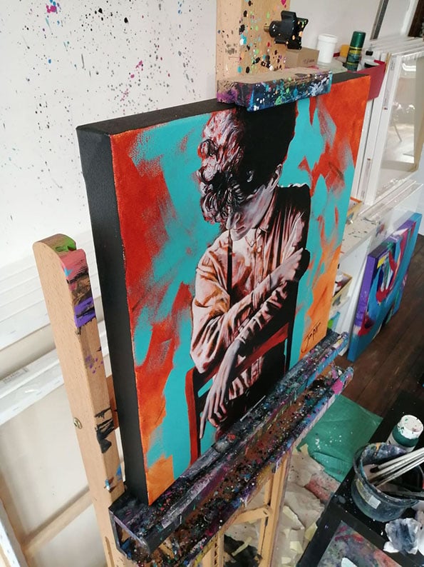 Original Painting<BR>'Braced'