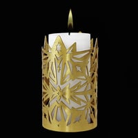Image 3 of CANDLE HOLDER Big - Gold or Silver