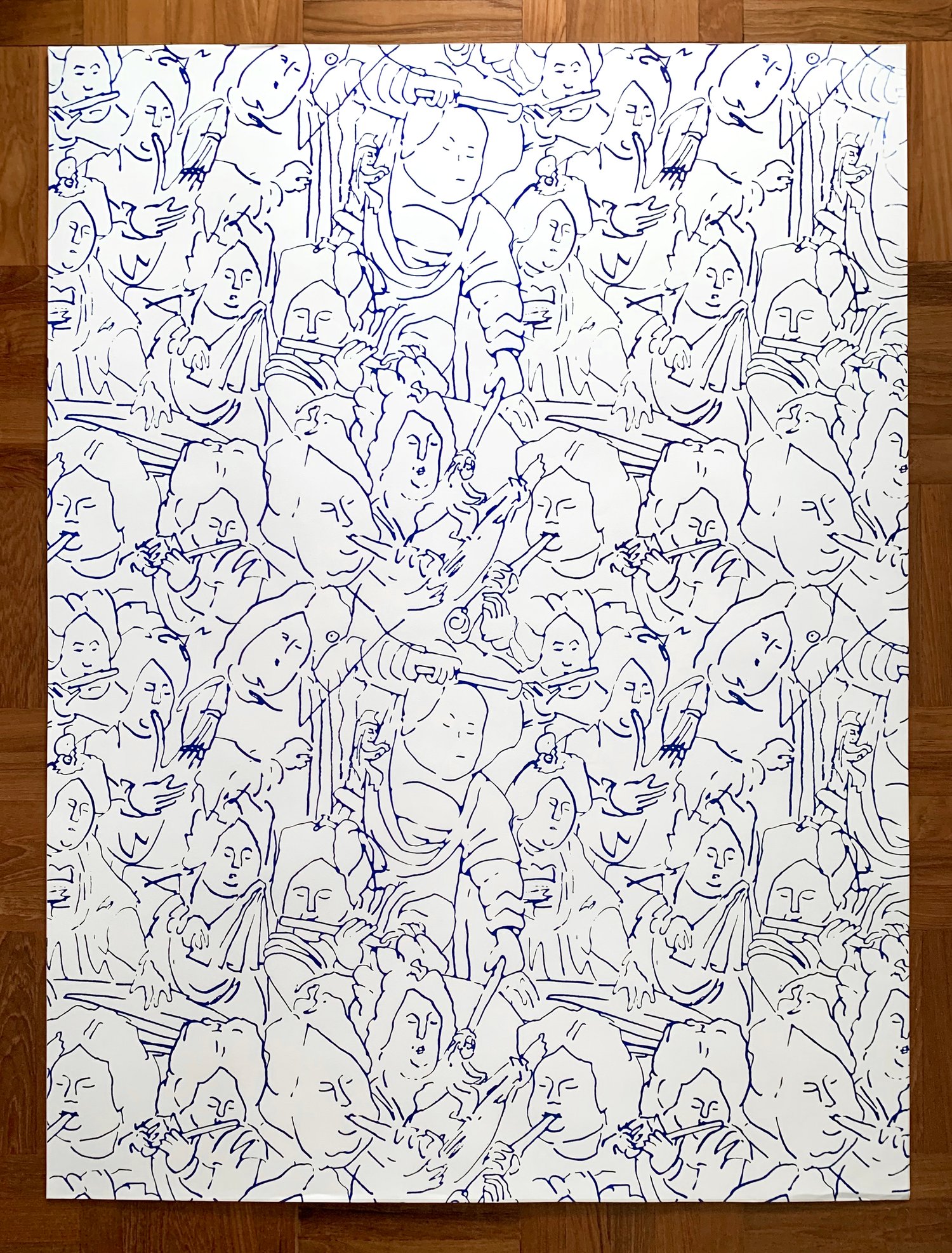 Image of drawing-artefacts-modular-pattern #6
