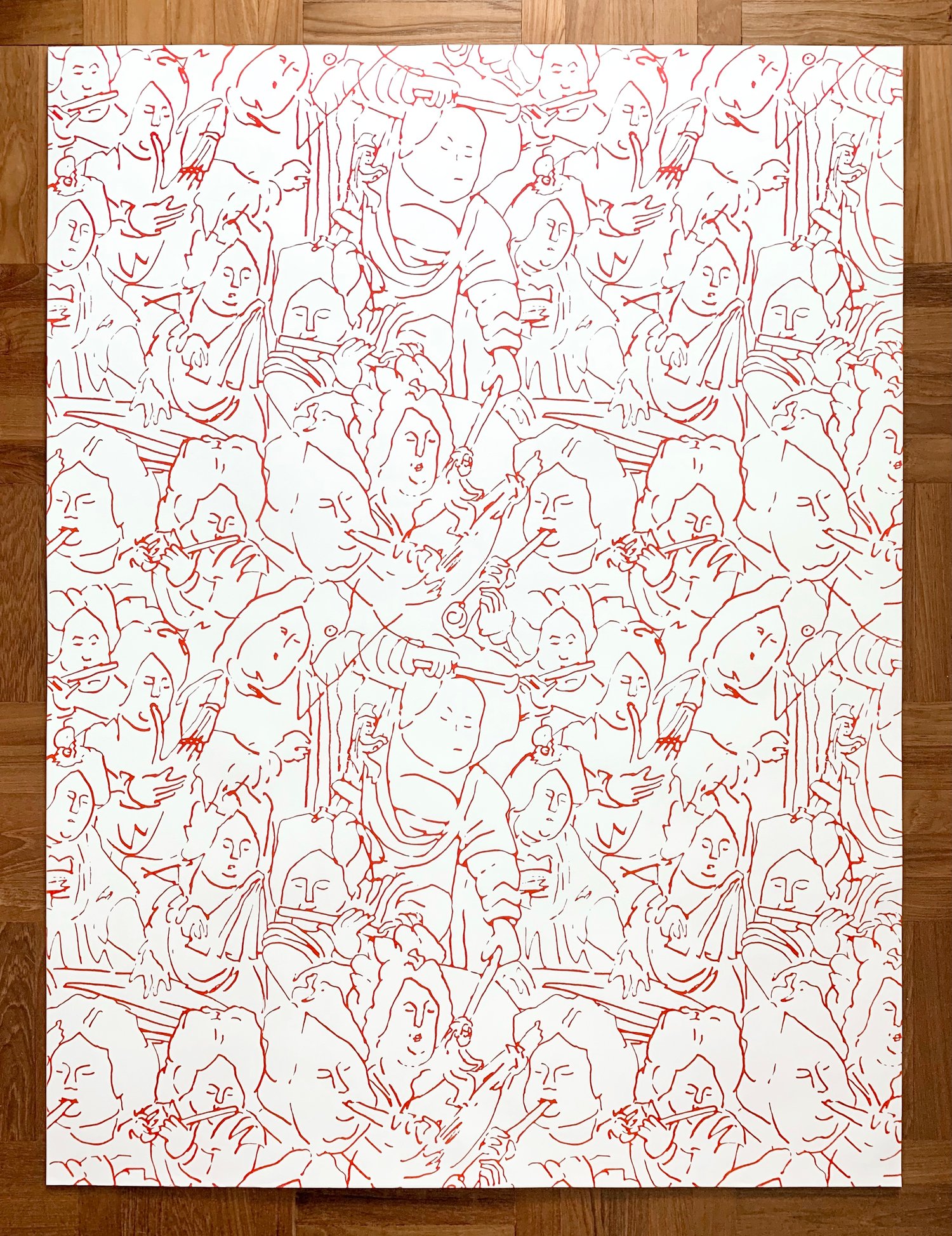 Image of drawing-artefacts-modular-pattern #6