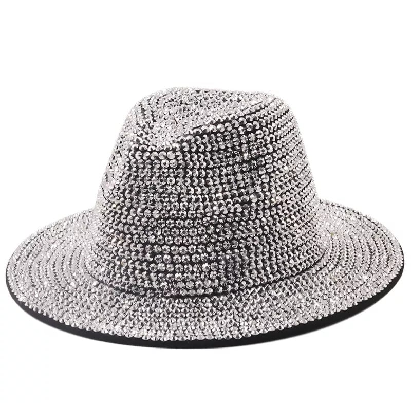 rhinestone fedora